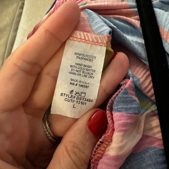 Endless Blu. Tropical multicolor two piece set - Picture 11 of 12